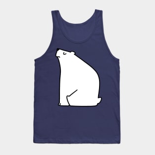 Calm Polar Bear Tank Top